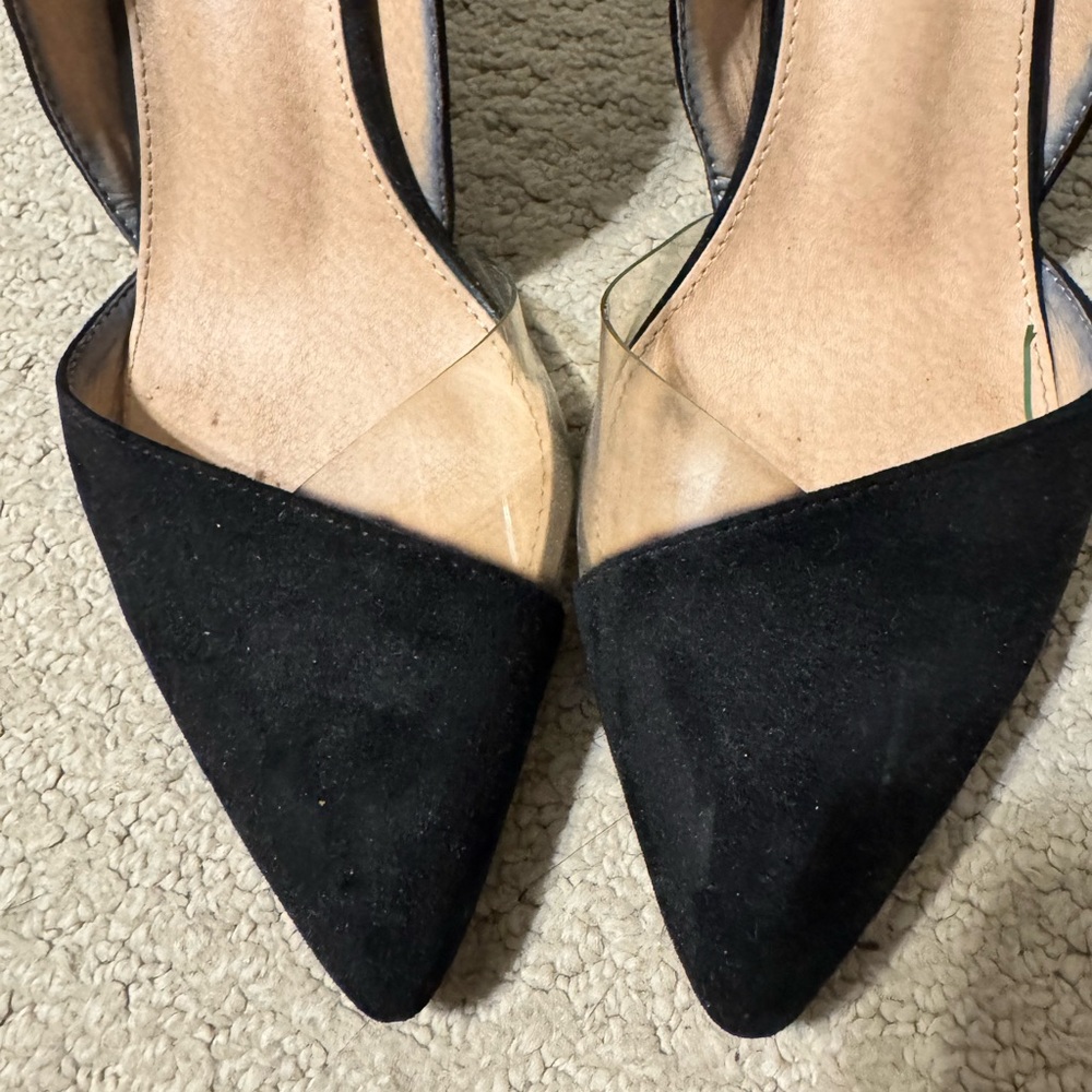 BEAST FASHION Black Pointed Heels